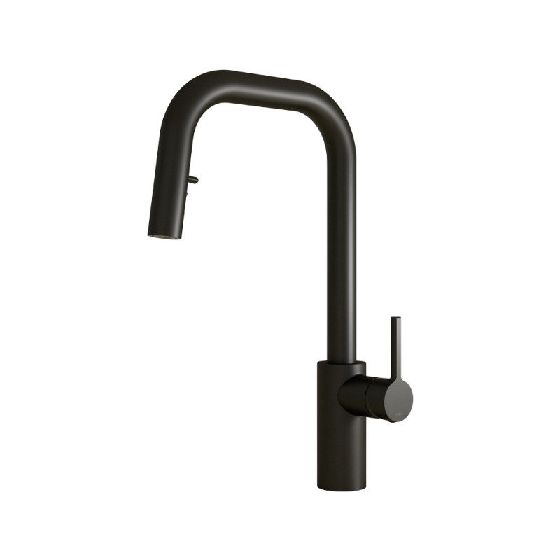 NAO ROBINET CUISINE DOUCHETTE 2 JETS NOIR MAT