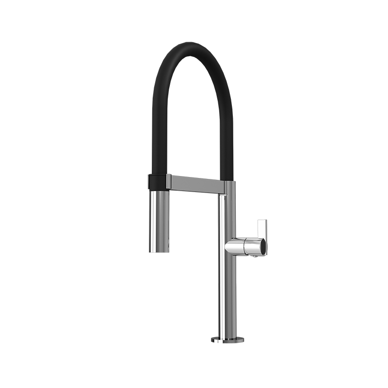 NINA ROB. KITCHEN MONO SPRAY TAP (BLACK SILICON HOSE) MATTE BLACK