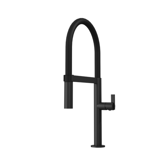 NINA ROB. KITCHEN MONO SPRAY TAP (BLACK SILICON HOSE) MATTE BLACK