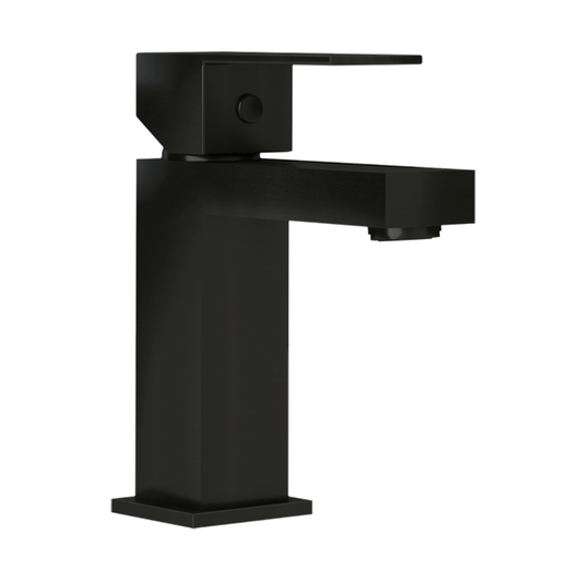 QUATRO BASIN MIXER TAP MONO MATT BLACK