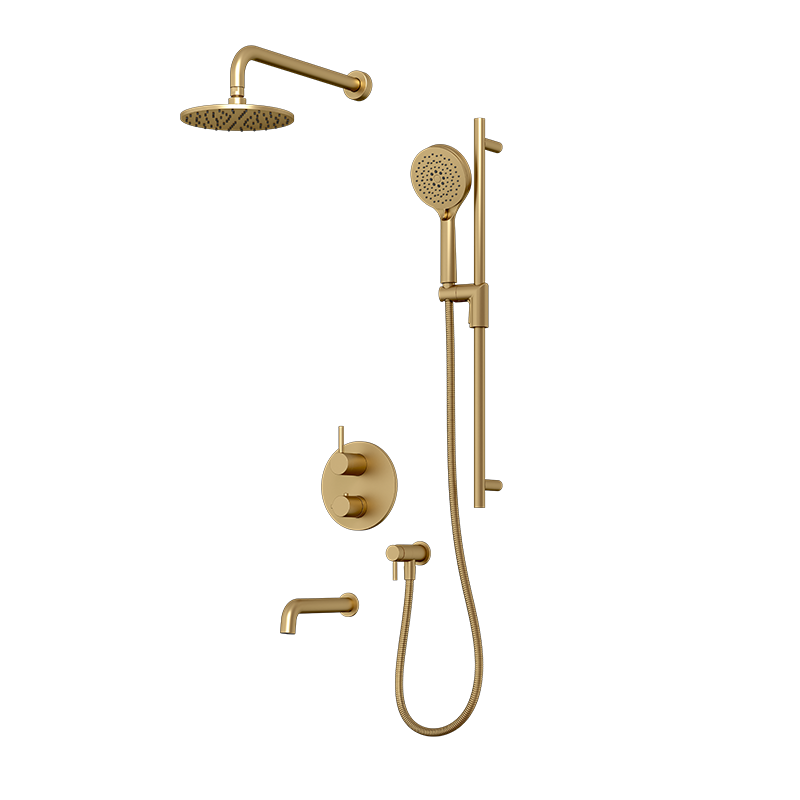 VERTIGO ENS. DOUCHE THERM.  (RTPR08 ET RBDHR16) NPT BK