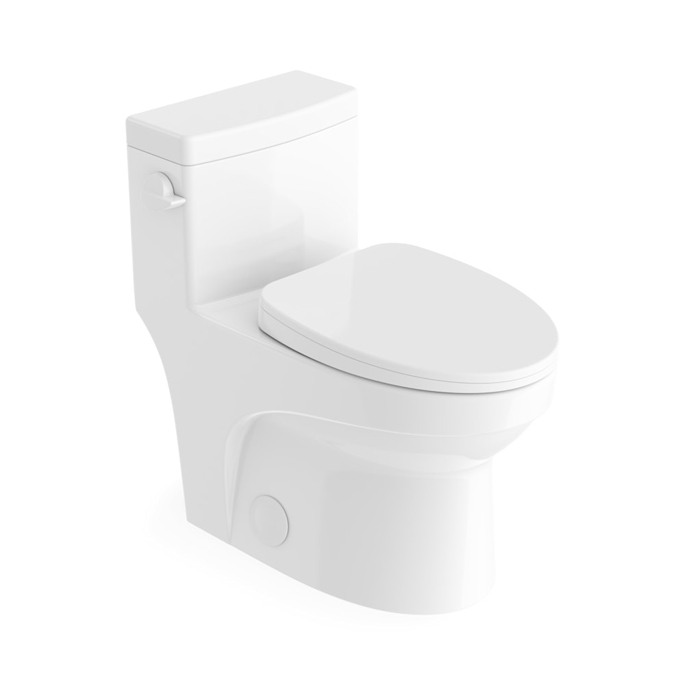 Adams One-Piece ADA Side-Flush 4.8L Toilet in White