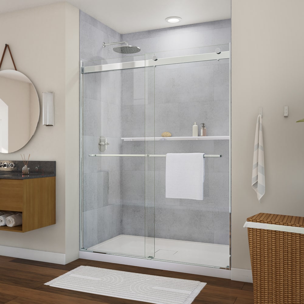 BARENA Shower door Bidirectional sliding side panel