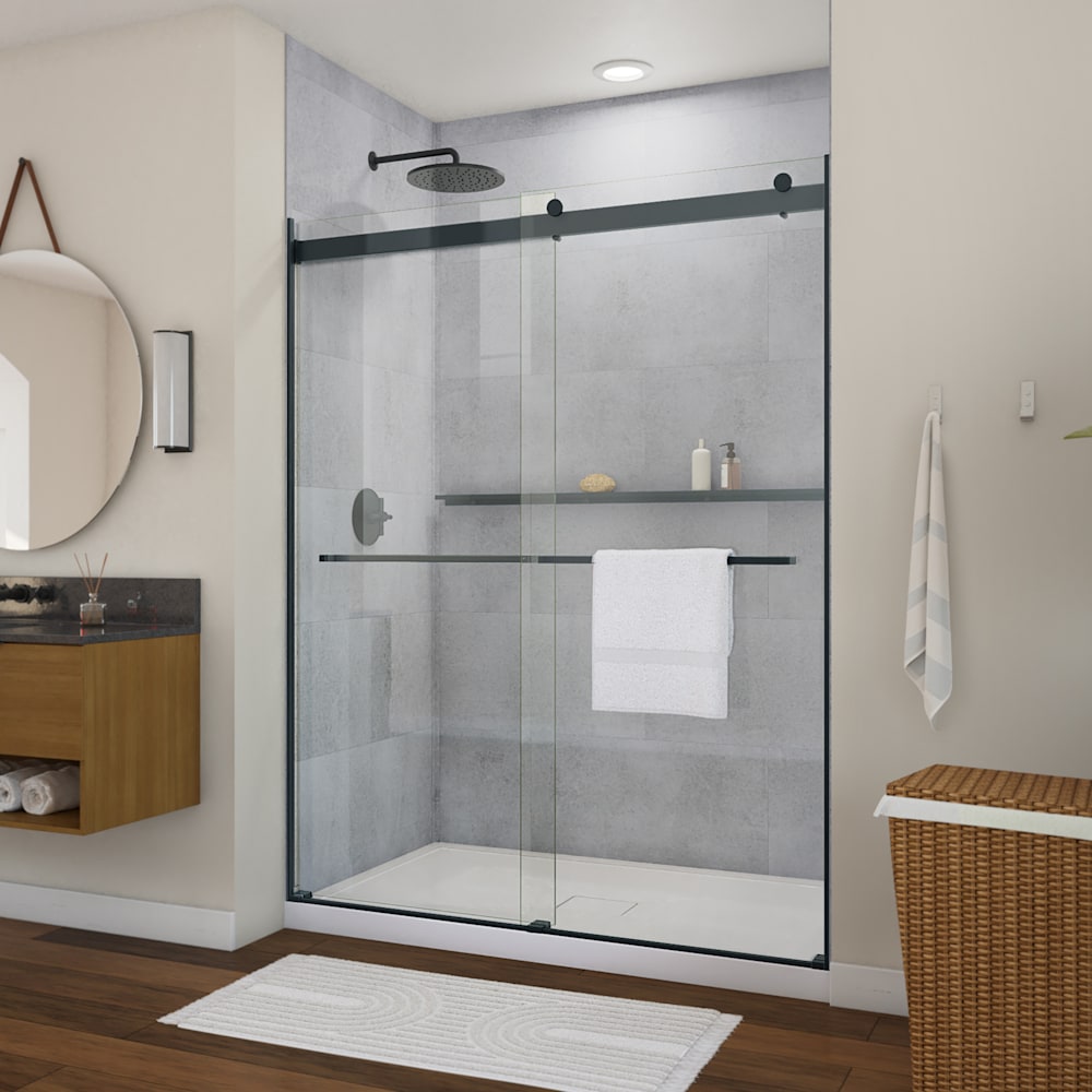 BARENA Shower door Bidirectional sliding side panel