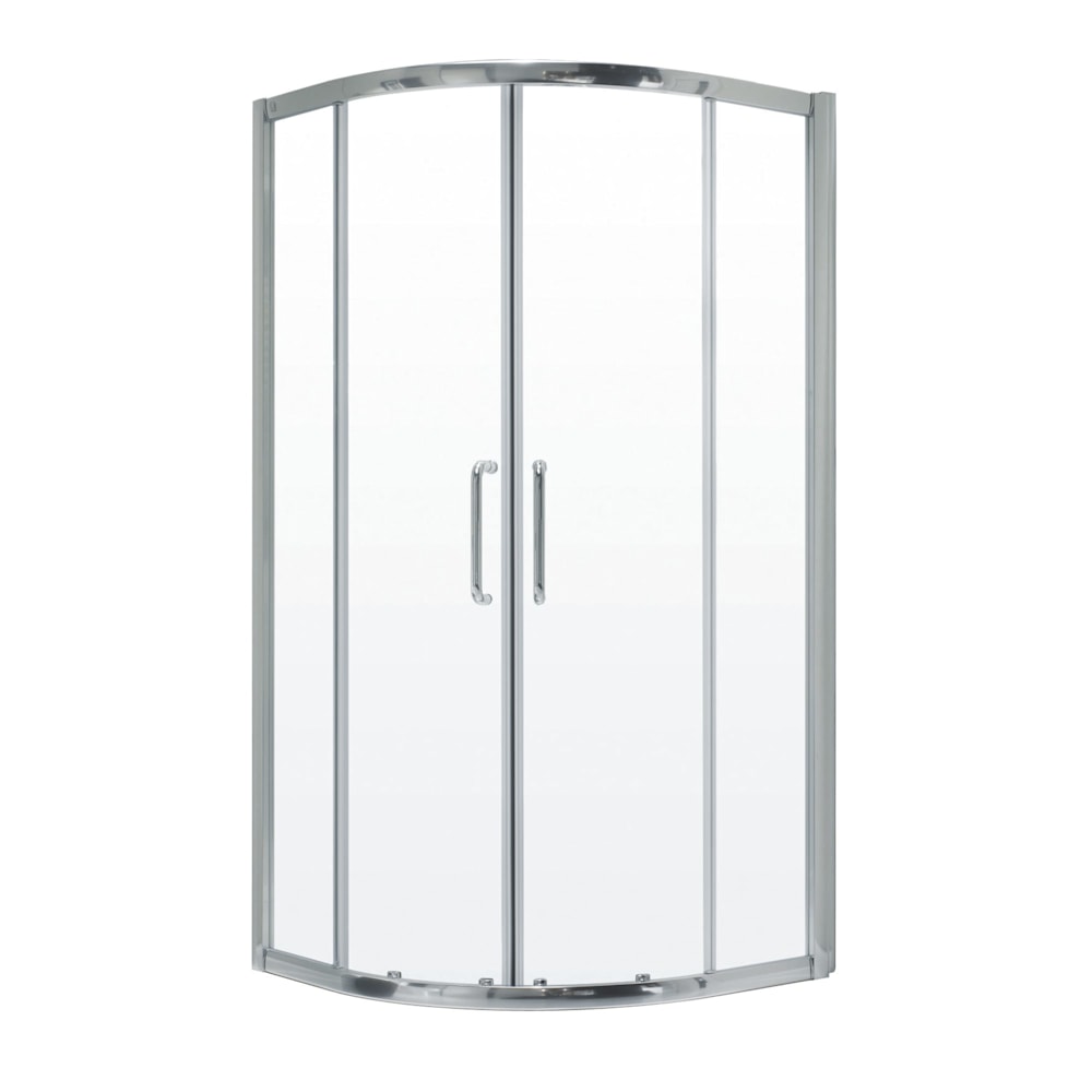 BELGRADE neo-round sliding shower door with central opening