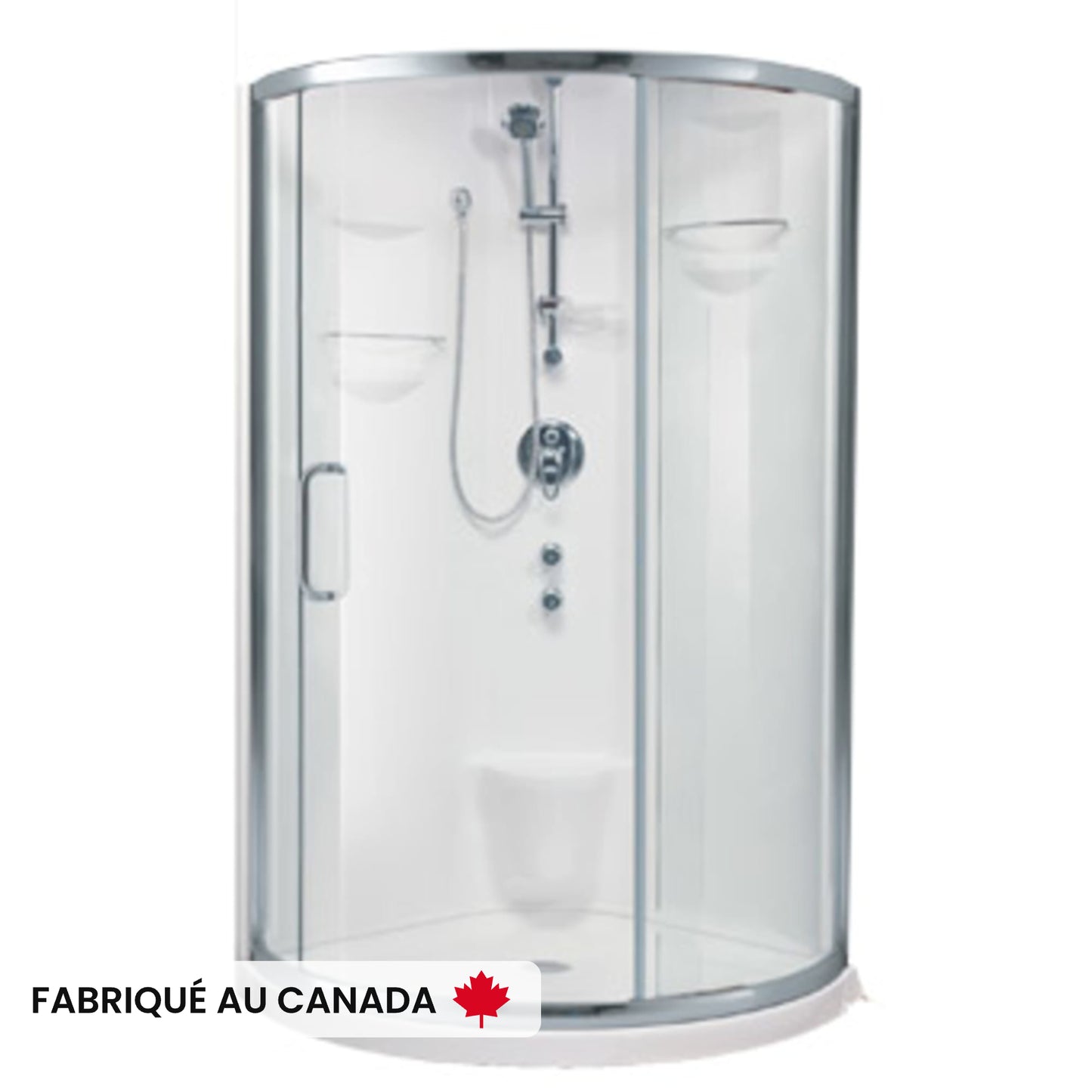 STELLA round one and two piece shower enclosures